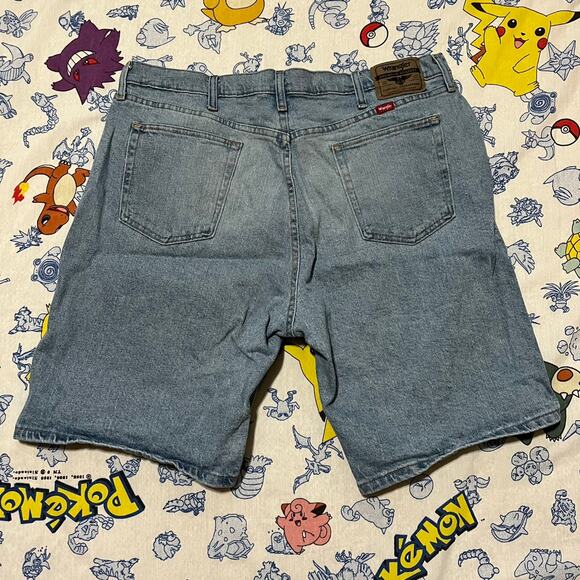 Vintage 2000s Wrangler Denim Shorts Jorts Jean Shorts - Picture 2 of 4